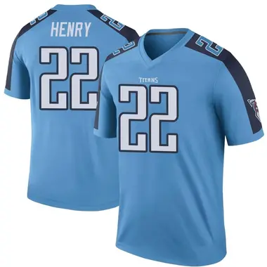 Men's Nike Tennessee Titans Derrick Henry Color Rush Jersey - Light Blue Legend