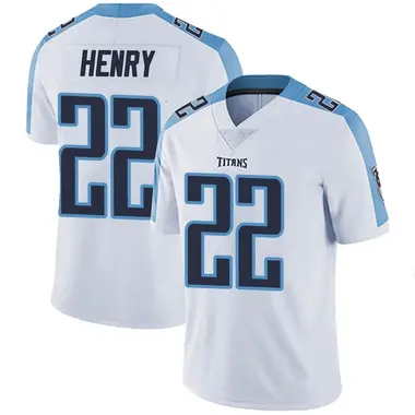 Men's Nike Tennessee Titans Derrick Henry Vapor Untouchable Jersey - White Limited