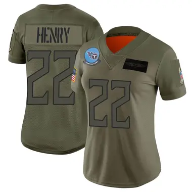 Women's Nike Tennessee Titans Derrick Henry 2019 Salute to Service Jersey - Camo Limited